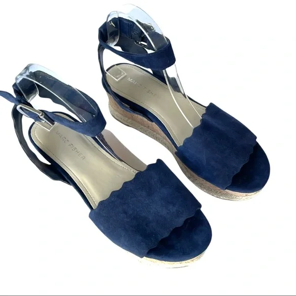 MARC FISHER Faitful Platform Espadrille Sandals - Picture 8 of 12